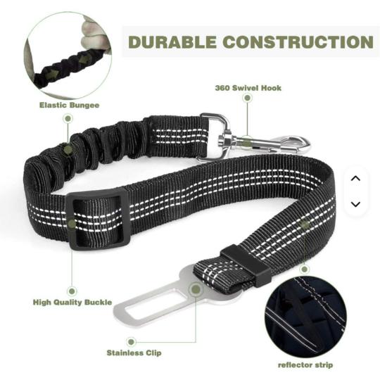 Reflective Pet Car Safety Seat Belt
