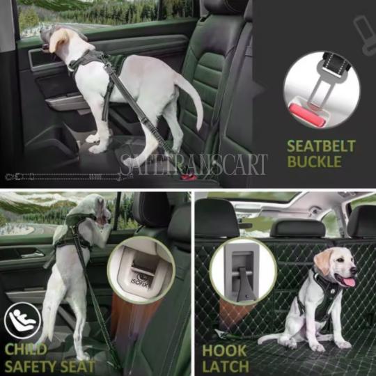 Reflective Pet Car Safety Seat Belt