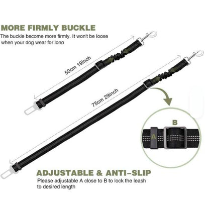 Reflective Pet Car Safety Seat Belt