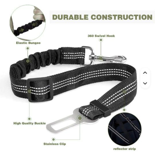 Reflective Pet Car Safety Seat Belt