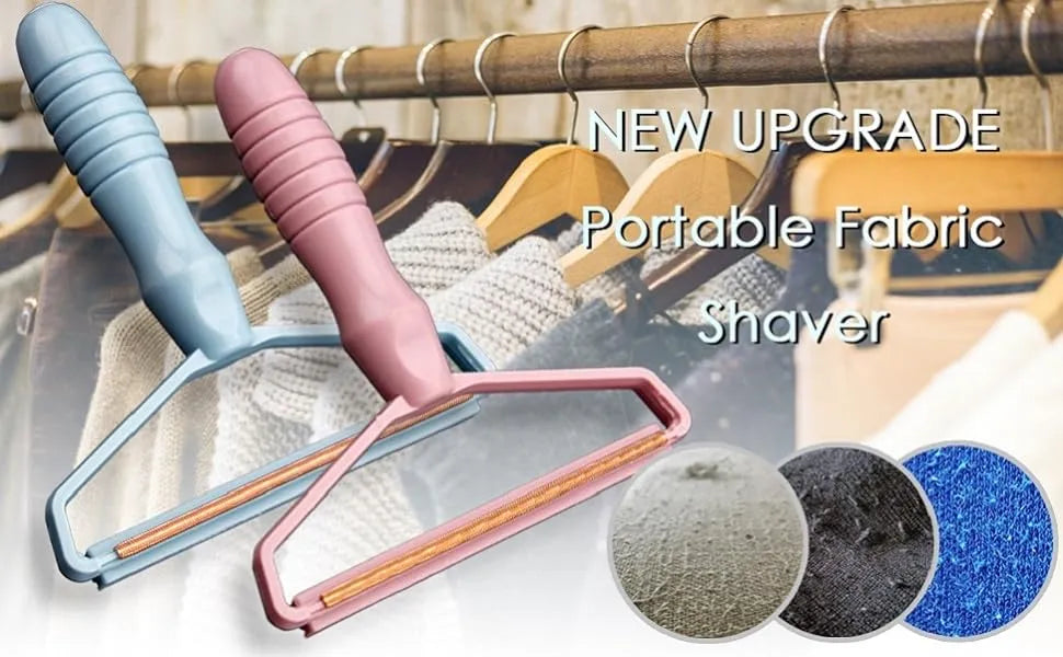 Portable Lint & Pet Hair Remover Brush